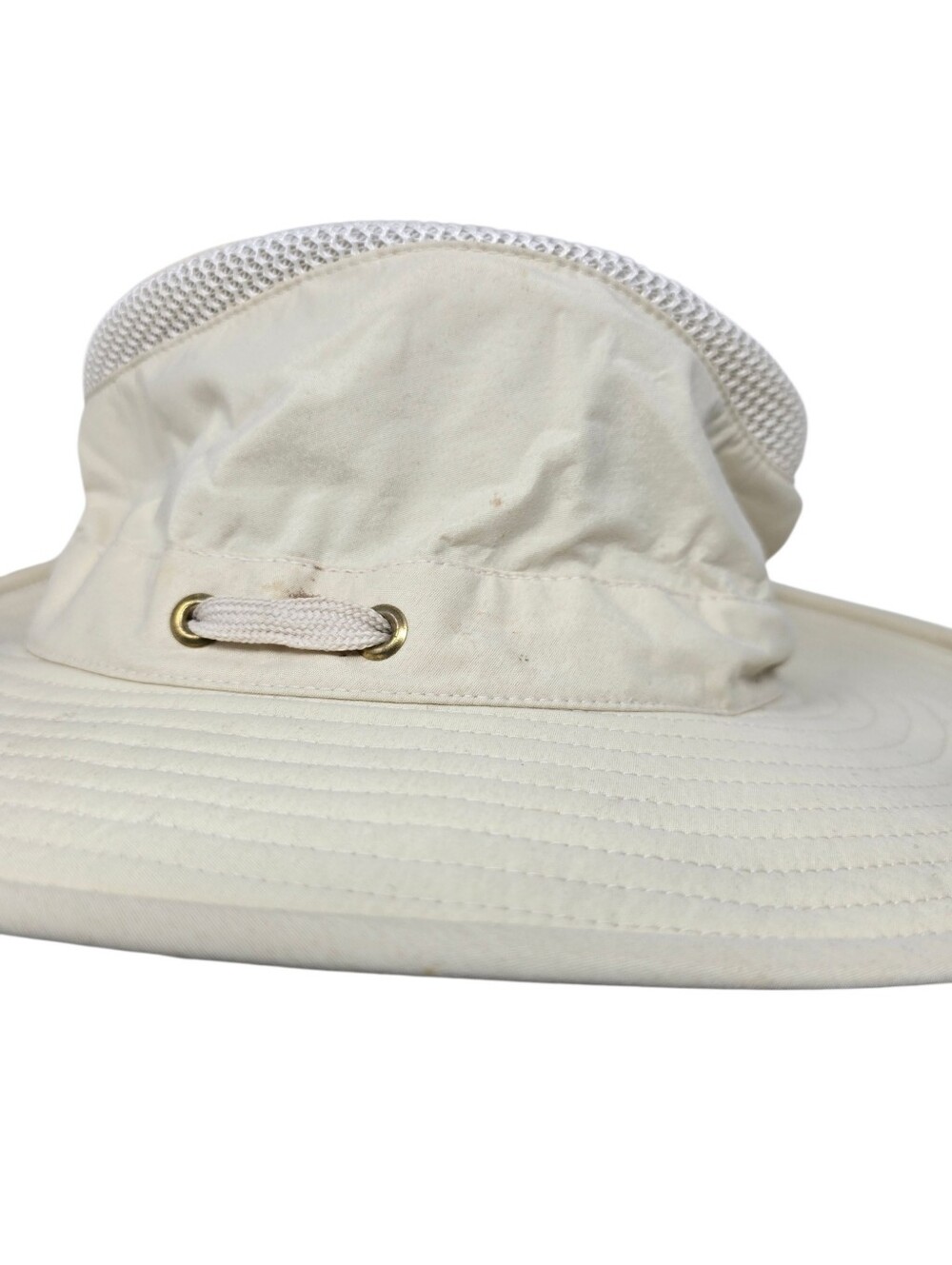 Tilley The Airflow LTM6 Broad Brim Sun Hat Light Stone Size 7 3/8 - Picture 14 of 15